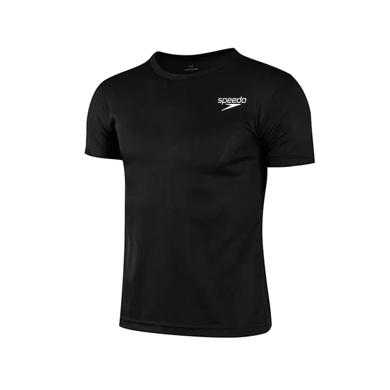 2025 Hot Sale Men's Quickdry T-shirts Summer Daily Sports Short Sleeved O-neck Tops Fitness Training Athletics Running T-shirt