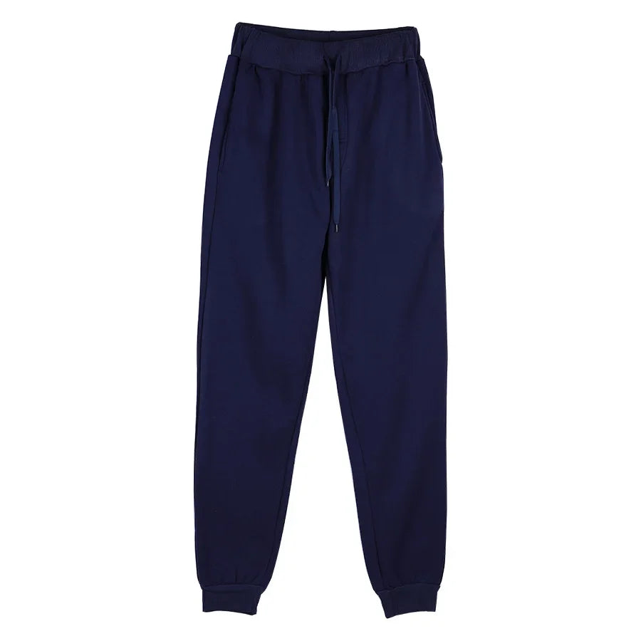 New Plus Size Men's Sweatpants 2XL 3XL Sportswear Elastic Waist Casual Baggy Pants Black Grey Cotton Joggers Male Loose Trousers