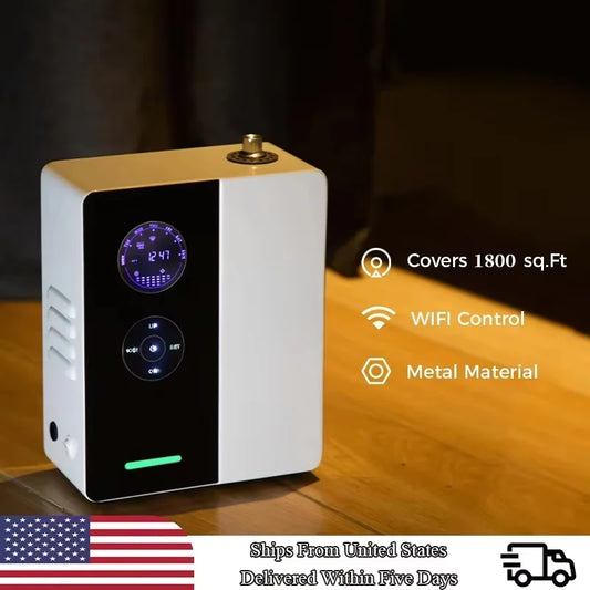 VanGogh360 Coverage of 1800 Square Feet Perfume Wifi Diffuser Electric Environmental Fragrance Air Freshener HVAC Smart Home