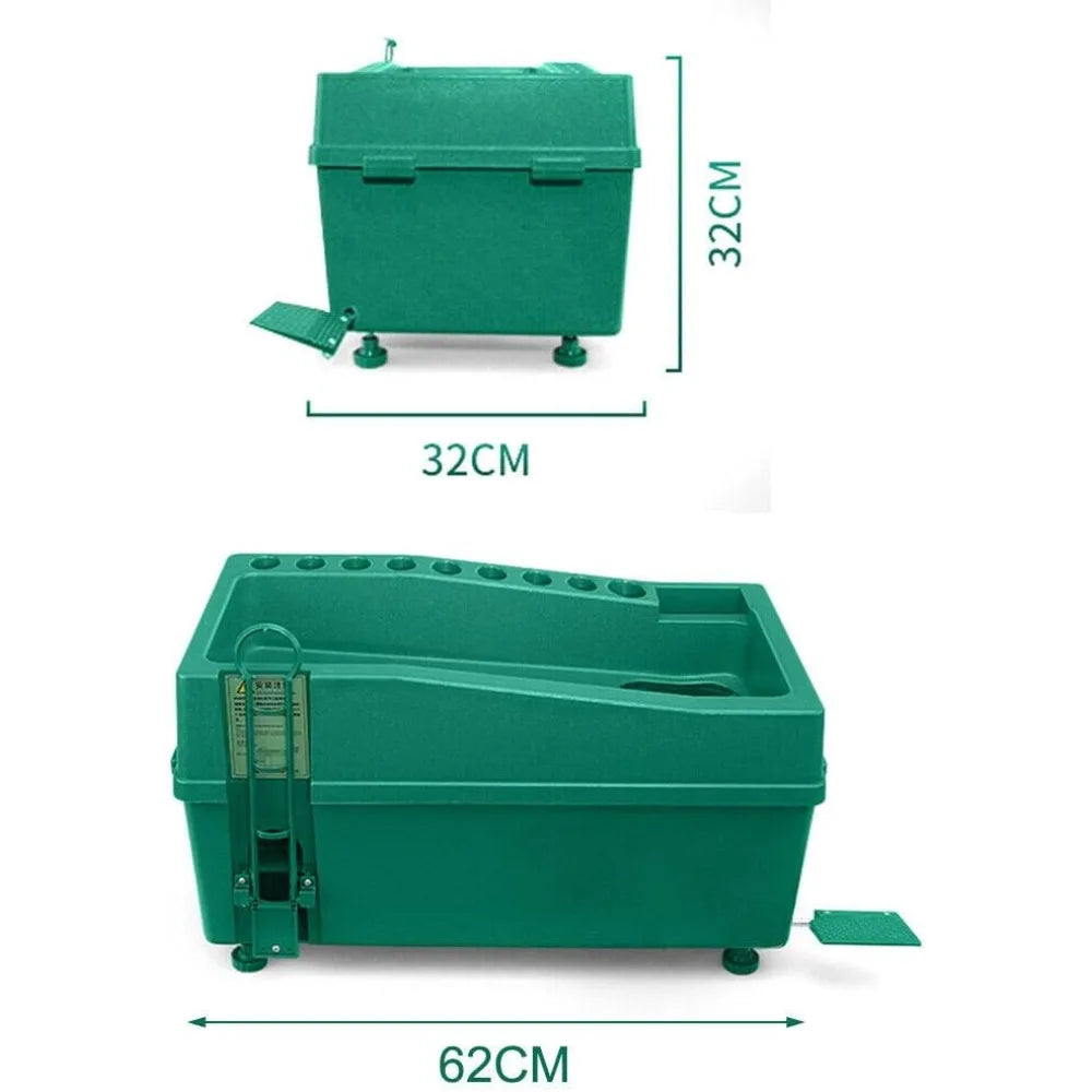 Automatic Golf Ball Dispenser Machine Tee Up Golf Ball Teeing Device with Foldable Track Holder Adjustable Golf Tee Machine