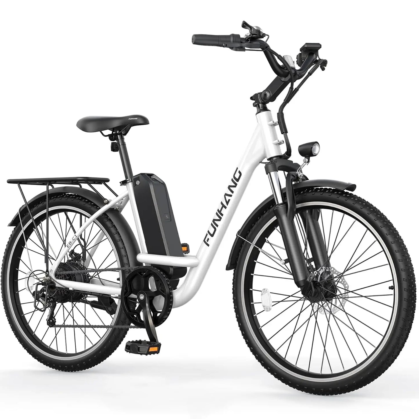 Electric Bike for Adults, 26" City Cruiser Ebike with 1000W Peak Motor, 21.7MPH 50 Miles Commuter Adult Electric, Customized