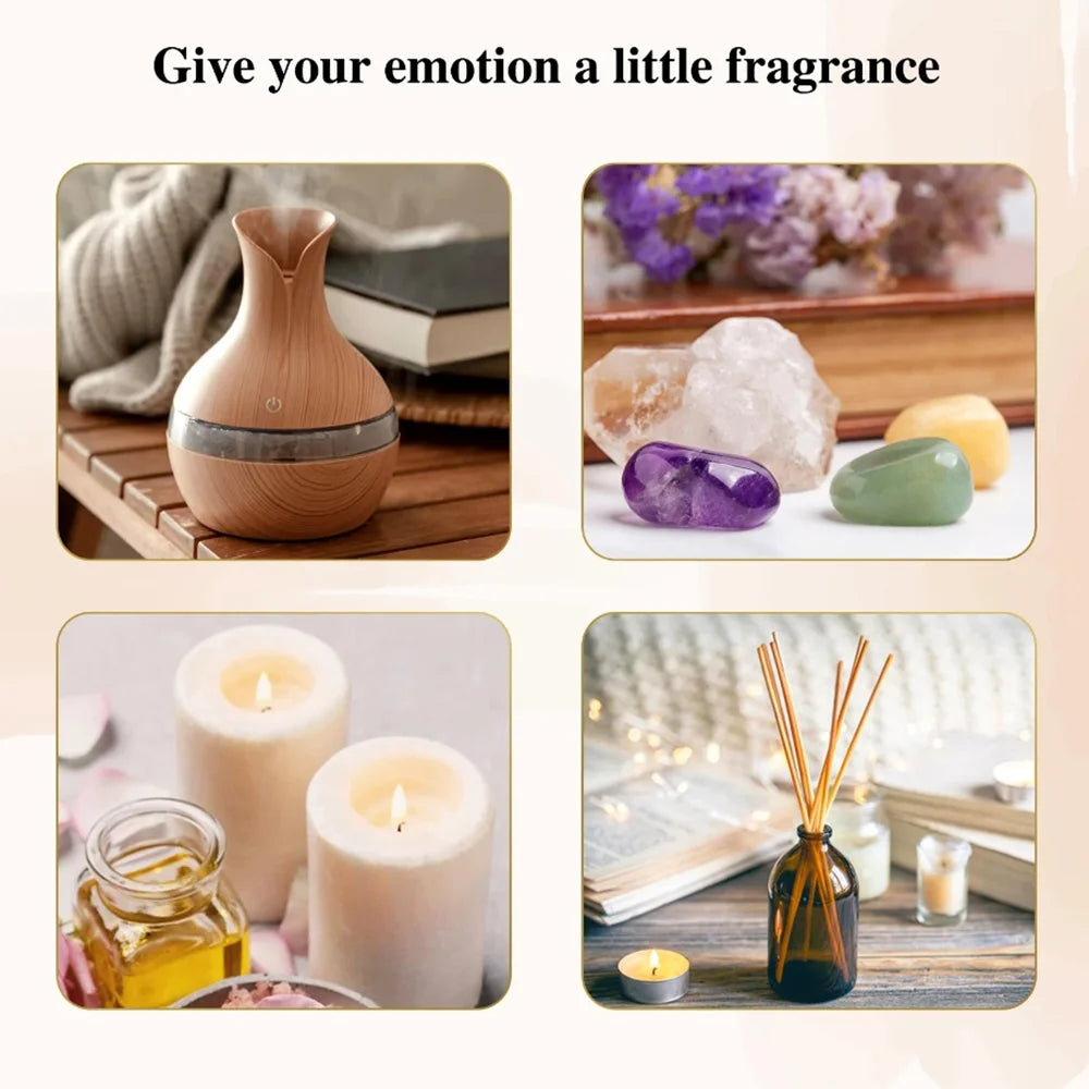 Used For Aromatherapy Humidifer Essential Oils Diffuser, 6 Pieces Essential Oils with 6 Fragrance Options -Oils for Sleep Aid