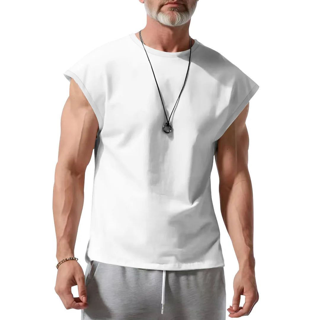 Amazon cross-border men's clothing summer new sleeveless t-shirt youth casual loose thin vest men
