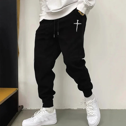 Men's Sweatpants High Quality Autumn Winter Daily Casual Sports Jogger Pants Gym Male