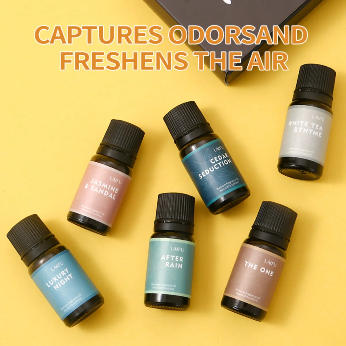 Customized water-soluble aromatherapy essential oil set Suitable for humidifiers, diffusers, candle making, soap scents, perfect