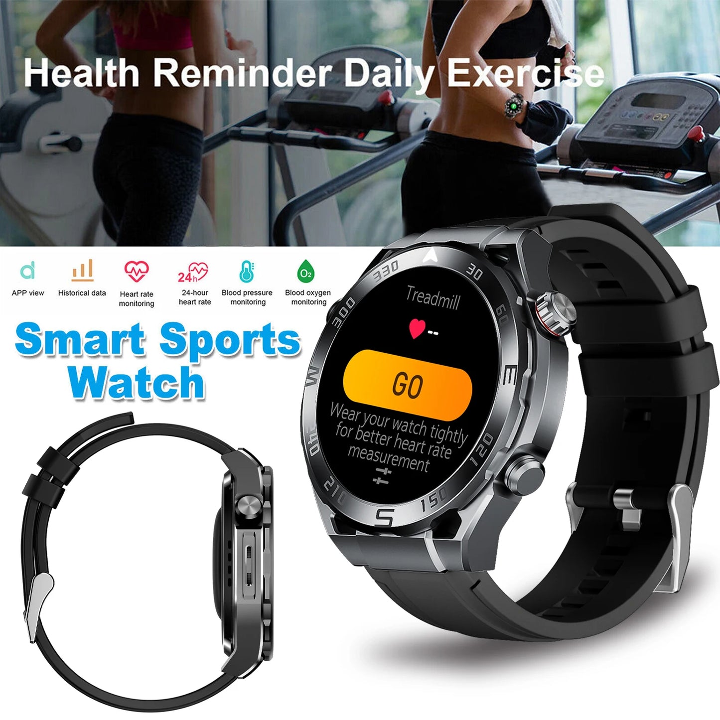 W&O X5 Pro Max Sports Smart Watch Man Woman Smartwatch BT Call Message Notification NFC Health Monitor Watches For Android IOS