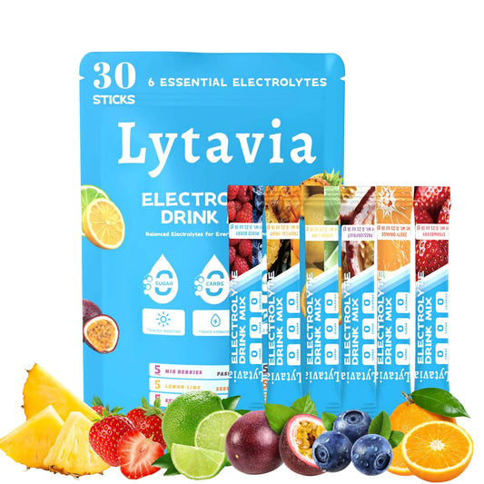 Mixed Flavors Of Electrolyte Powder, Hydration Electrolyte Packets, 8 Electrolytes Minerals, Fruit Flavors