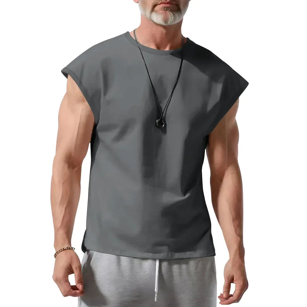 Amazon cross-border men's clothing summer new sleeveless t-shirt youth casual loose thin vest men