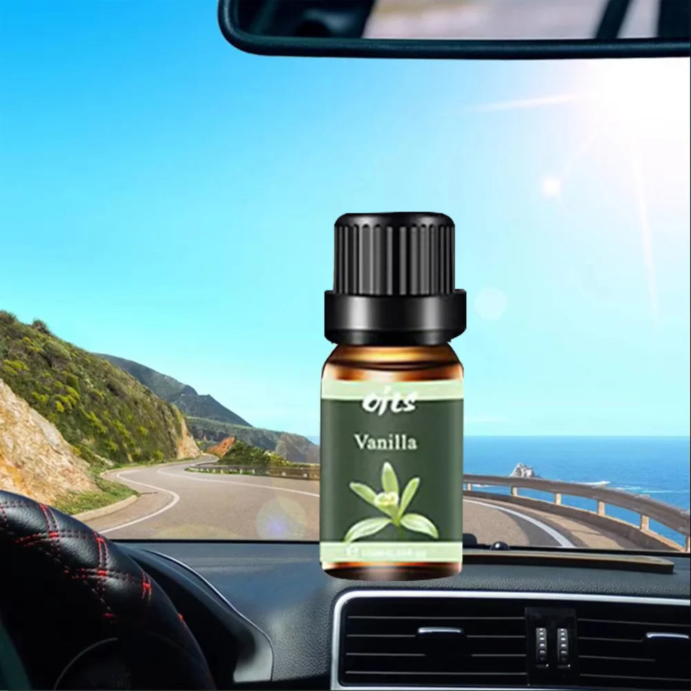 Essential Oil Kit with 6 Fragrance Oils for Diffuser (Includes Eucalyptus,Vanille,Citronella,Lemonggrass,Rosemary,Peppermint)