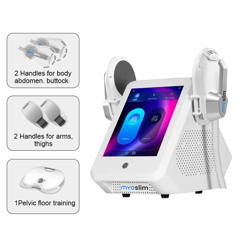 MYOslim EMS Body Slim Sculpt Muscle Stimulate Fat Removel Machine 6500W Hi-emt RF Weight Lose Portable Electromagnetic