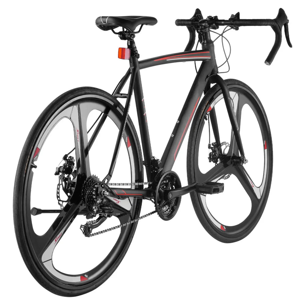 Road Bike 700C 21 Speeds Carbon Steel Frame Disc Brake
