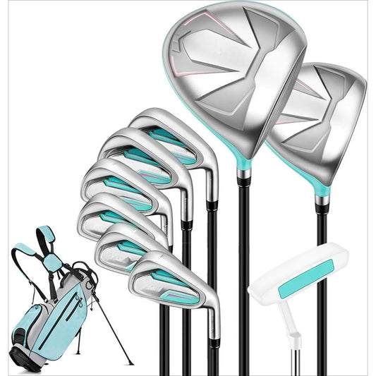 Women's Oversea 9/12 Pieces Complete Golf Club Set with High-Strength Thin Face Design 460cc Driver